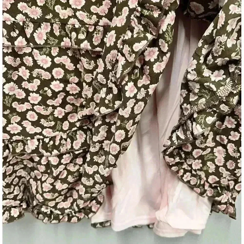 Kidpik Girl's Floral Pink Flower Outfit Western Charm Size XXL 16‎